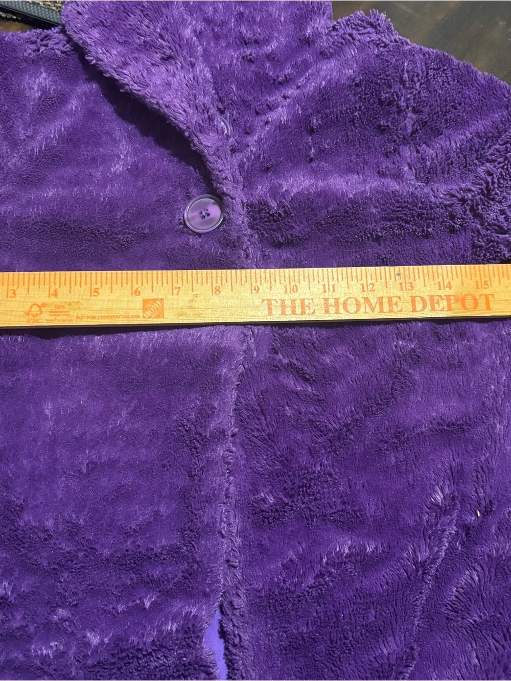 Patagonia Purple Pelage Faux Fur Button-Up Girl’s L (12) Fleece Coat